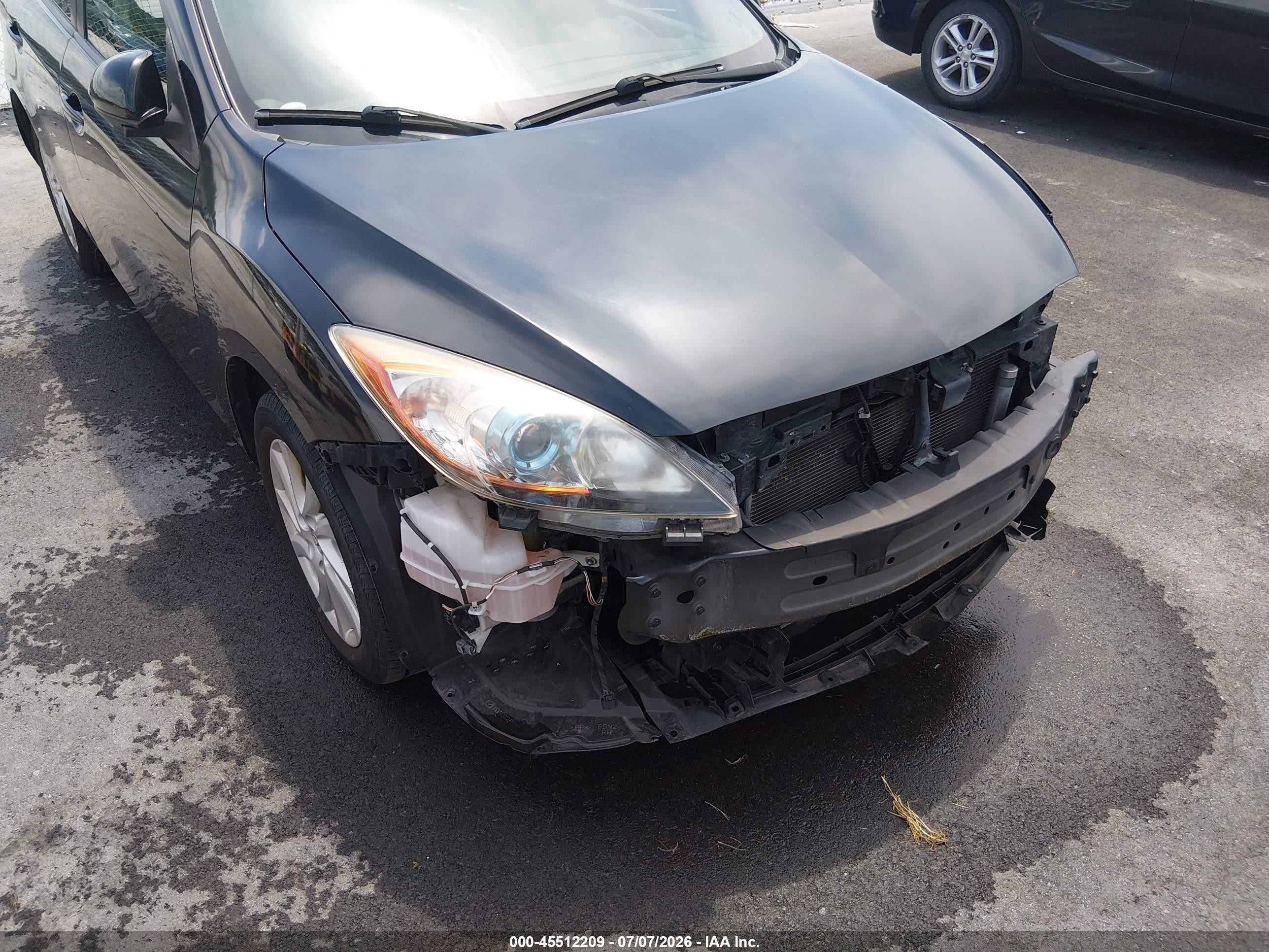 2012 Mazda Mazda3 I Touring Black vin: JM1BL1L72C1553505
