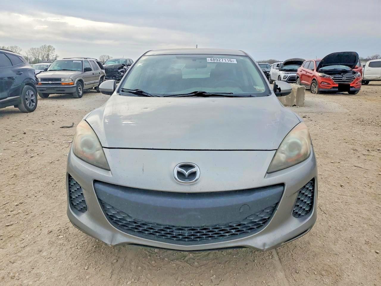2013 Mazda 3 I Серый vin: JM1BL1L72D1754094