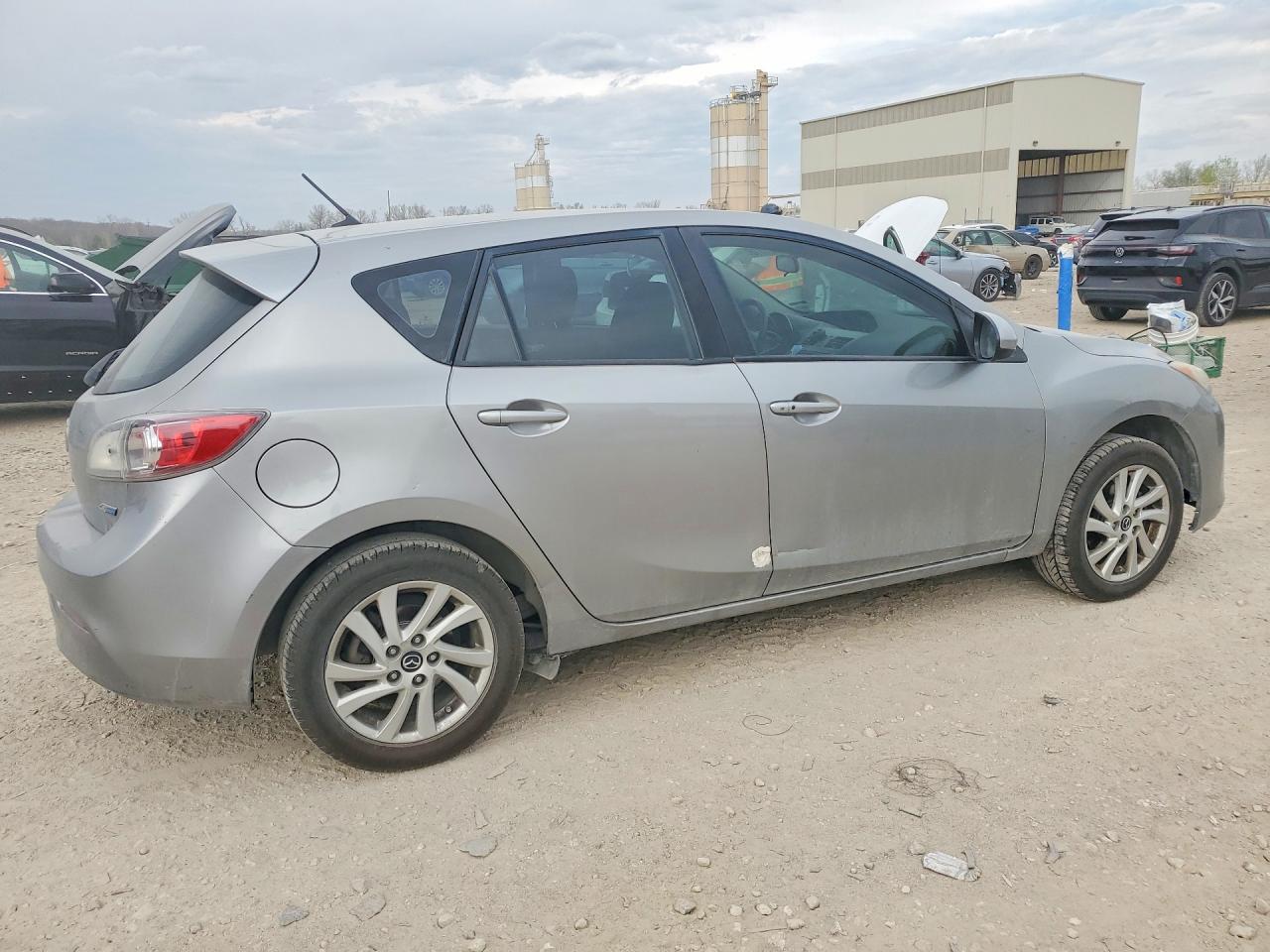 2013 Mazda 3 I Серый vin: JM1BL1L72D1754094
