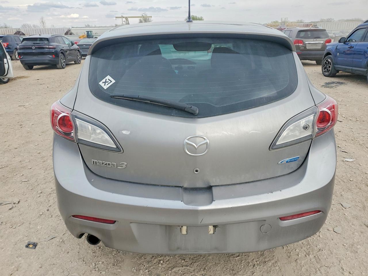 2013 Mazda 3 I Серый vin: JM1BL1L72D1754094