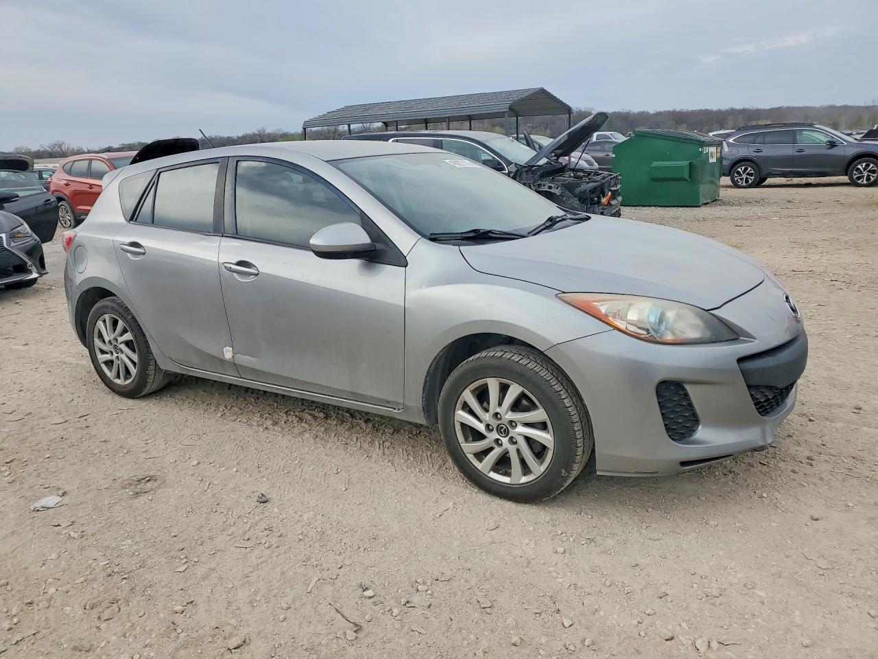 2013 Mazda 3 I Серый vin: JM1BL1L72D1754094