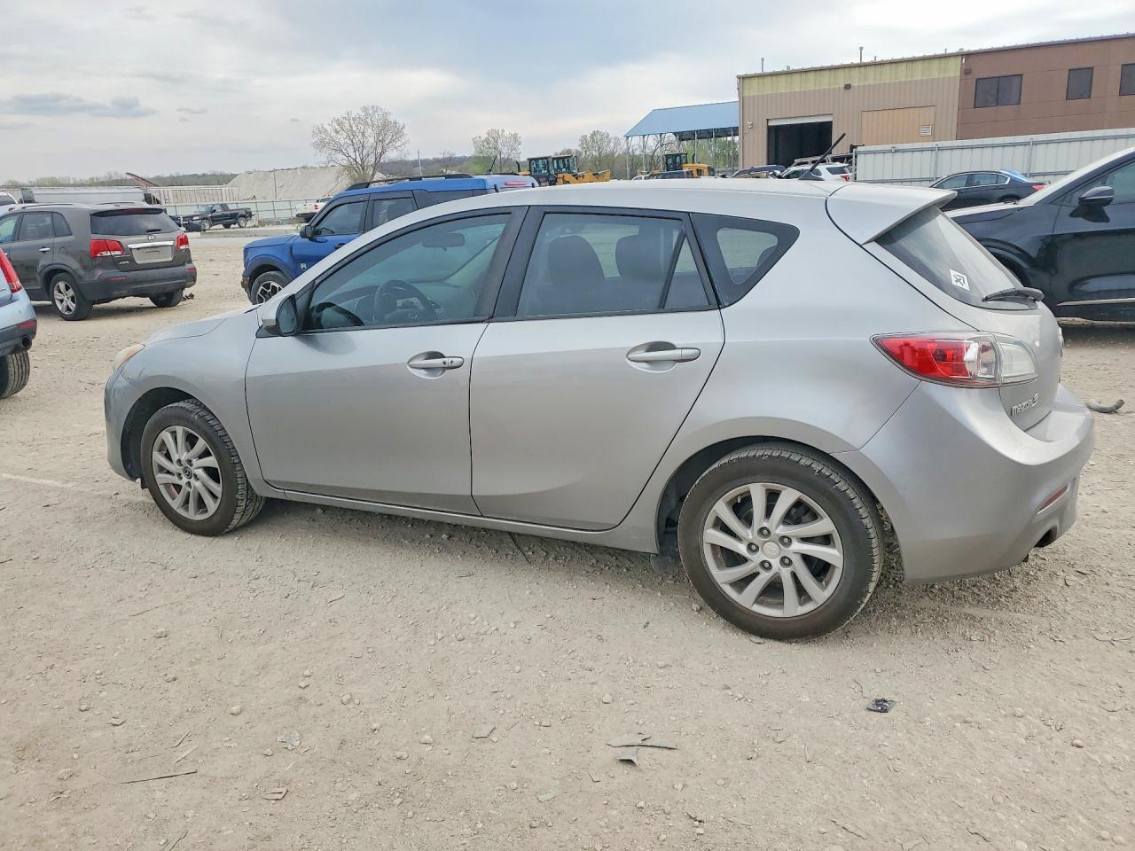 2013 Mazda 3 I Серый vin: JM1BL1L72D1754094