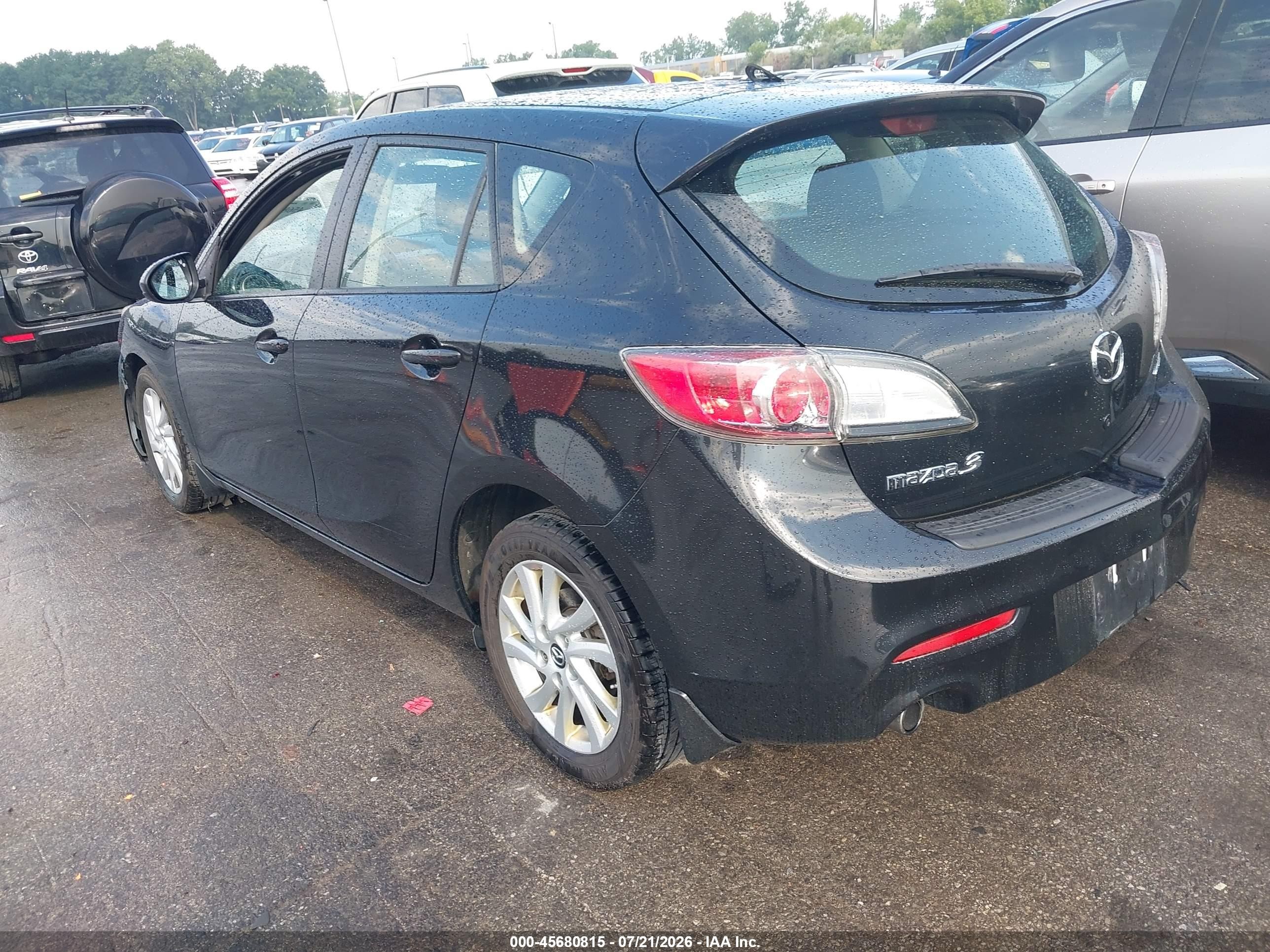 2013 Mazda Mazda3 I Touring Black vin: JM1BL1L72D1791114