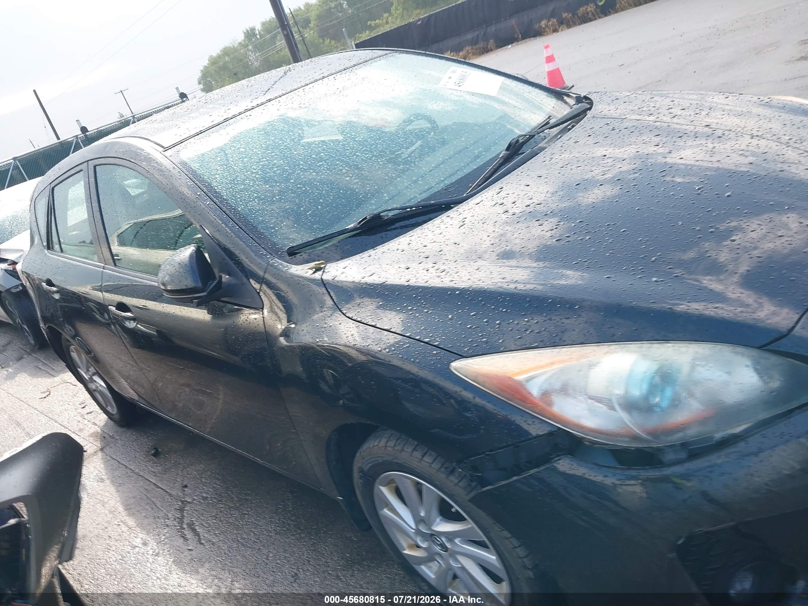 2013 Mazda Mazda3 I Touring Black vin: JM1BL1L72D1791114