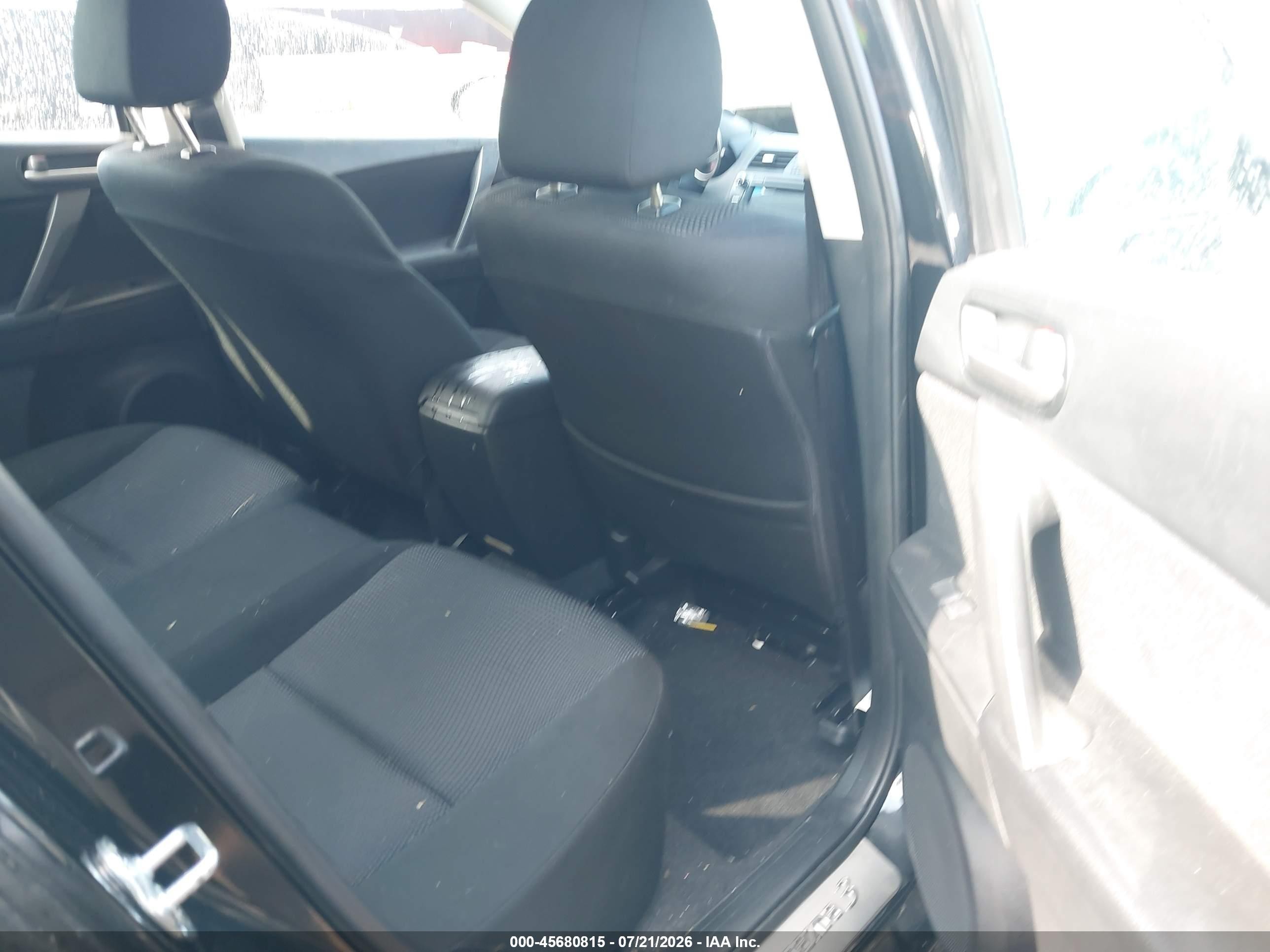 2013 Mazda Mazda3 I Touring Black vin: JM1BL1L72D1791114