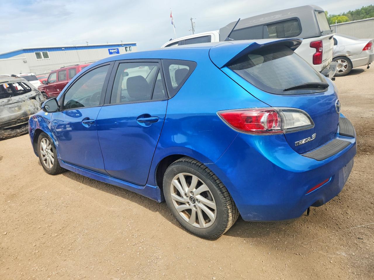 2013 Mazda 3 I Синий vin: JM1BL1L72D1840196