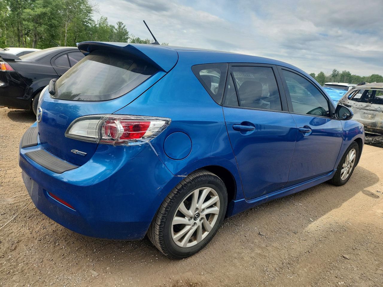 2013 Mazda 3 I Синий vin: JM1BL1L72D1840196