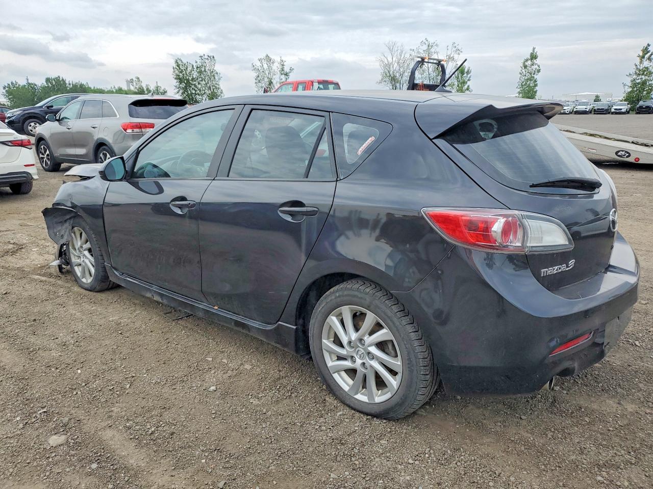 2012 Mazda 3 I Black vin: JM1BL1L73C1537667