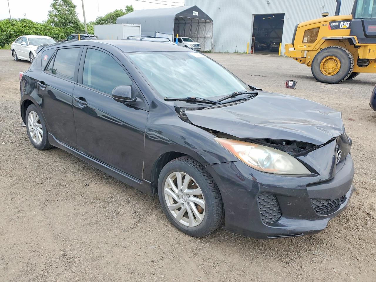 2012 Mazda 3 I Black vin: JM1BL1L73C1537667