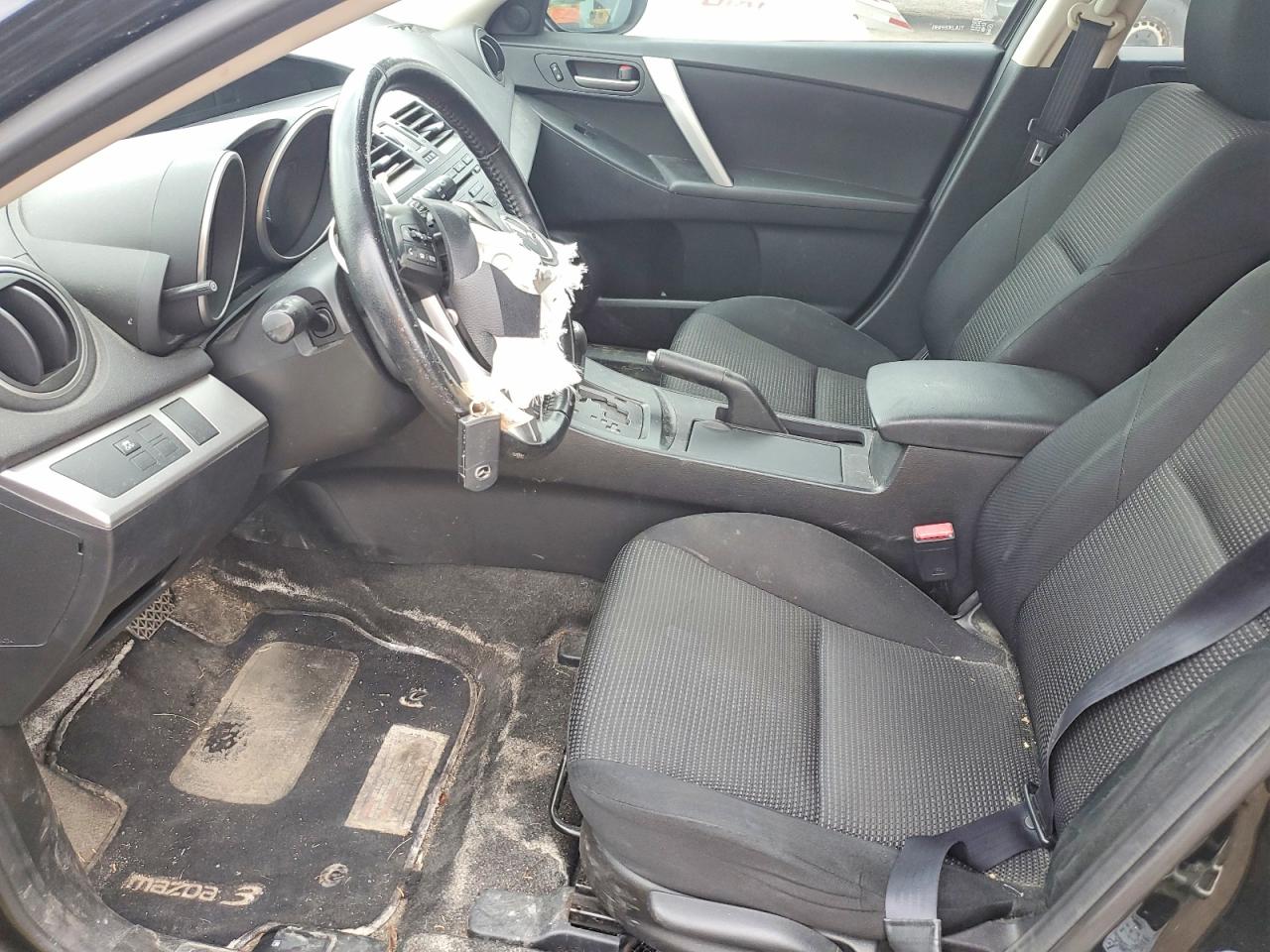 2012 Mazda 3 I Black vin: JM1BL1L73C1537667