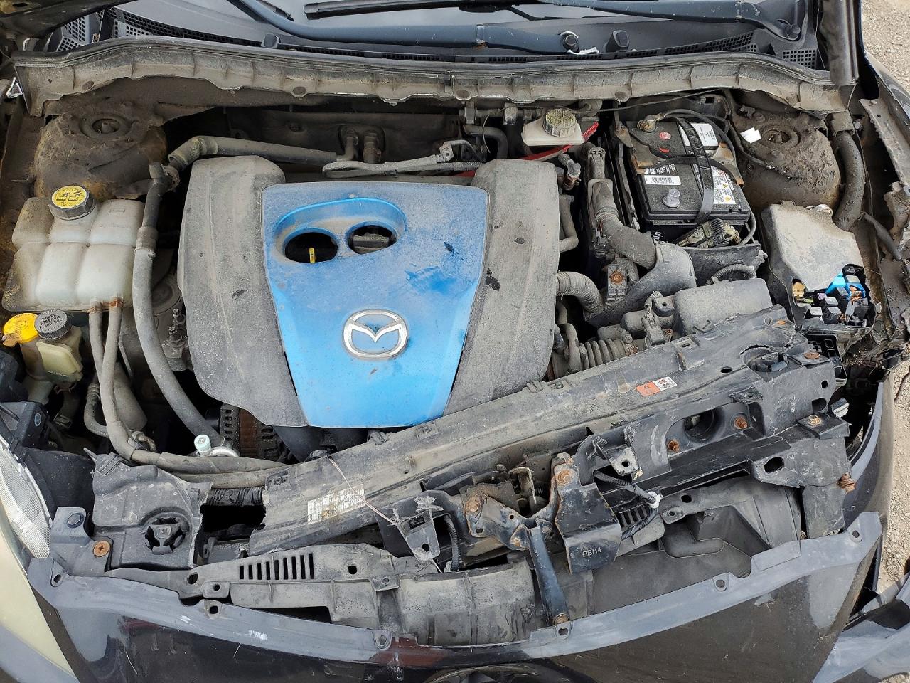 2012 Mazda 3 I Black vin: JM1BL1L73C1537667