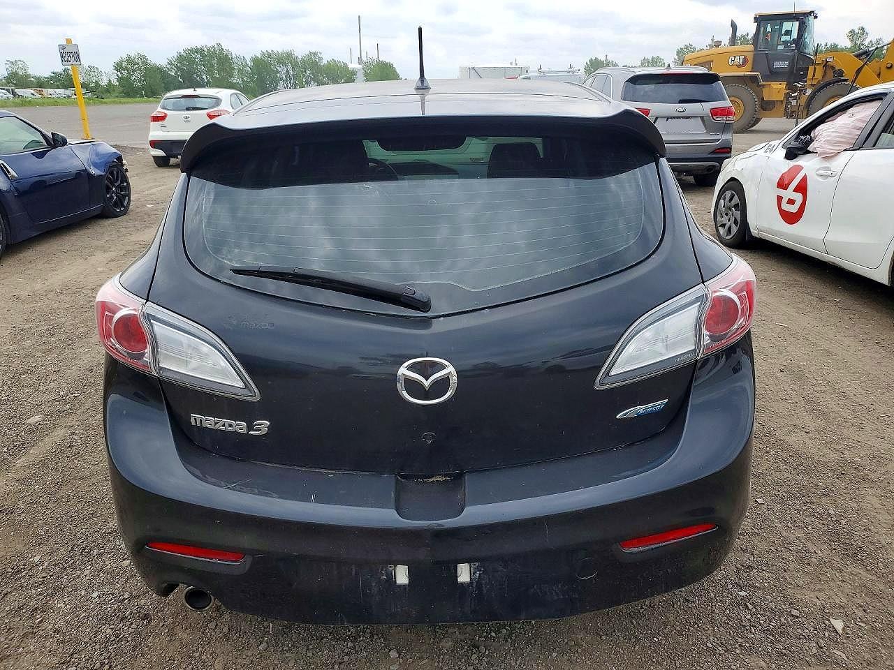 2012 Mazda 3 I Black vin: JM1BL1L73C1537667