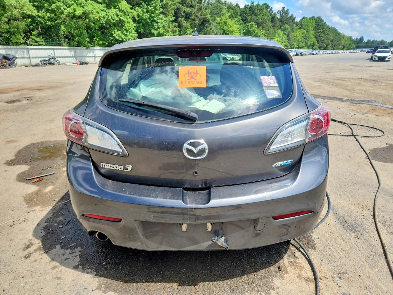 2012 Mazda 3 I Gray vin: JM1BL1L73C1585265