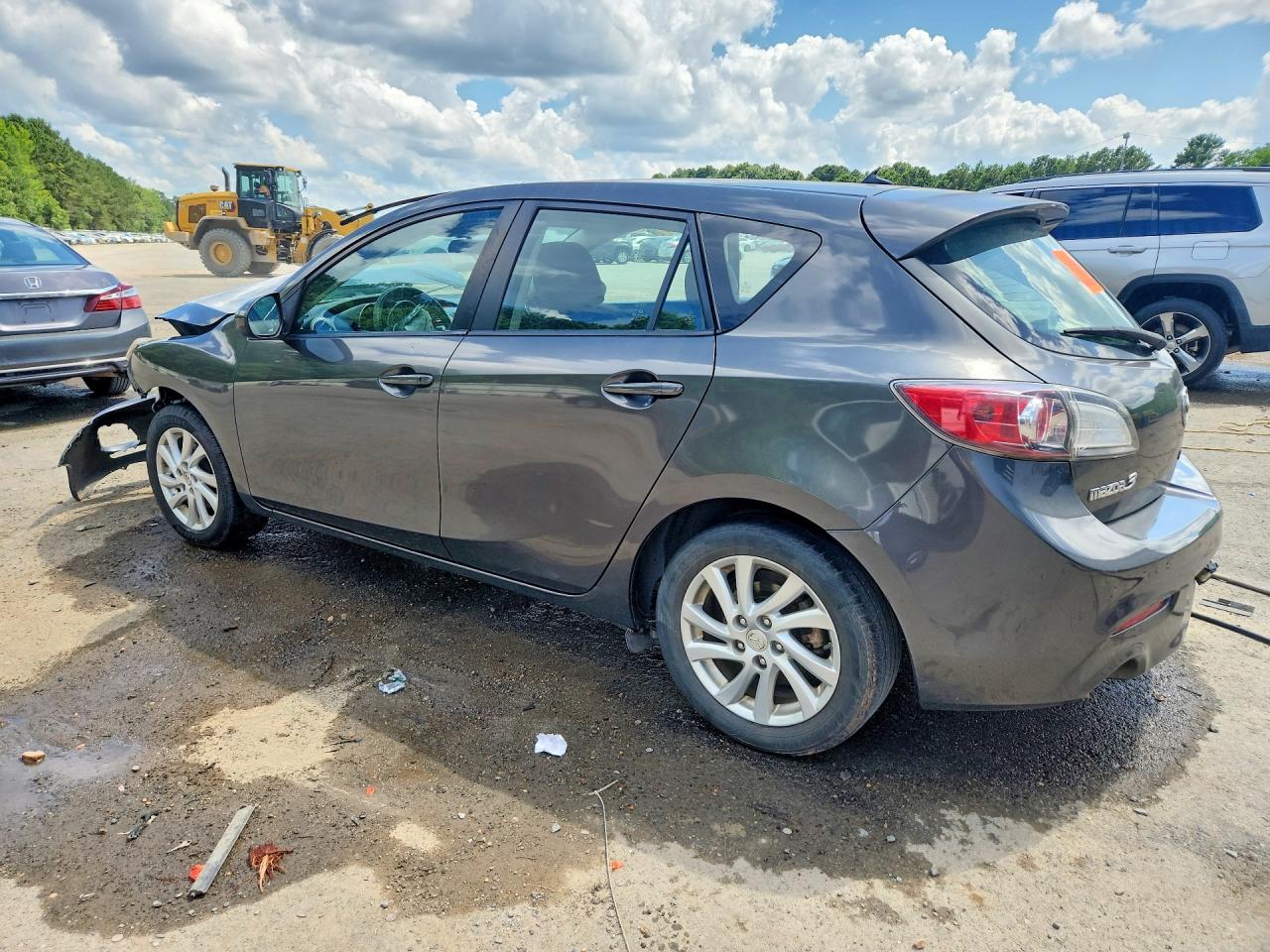2012 Mazda 3 I Gray vin: JM1BL1L73C1585265