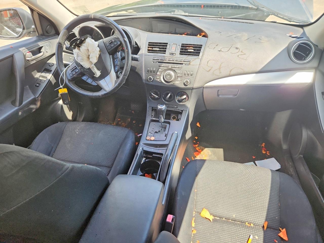 2012 Mazda 3 I Gray vin: JM1BL1L73C1585265