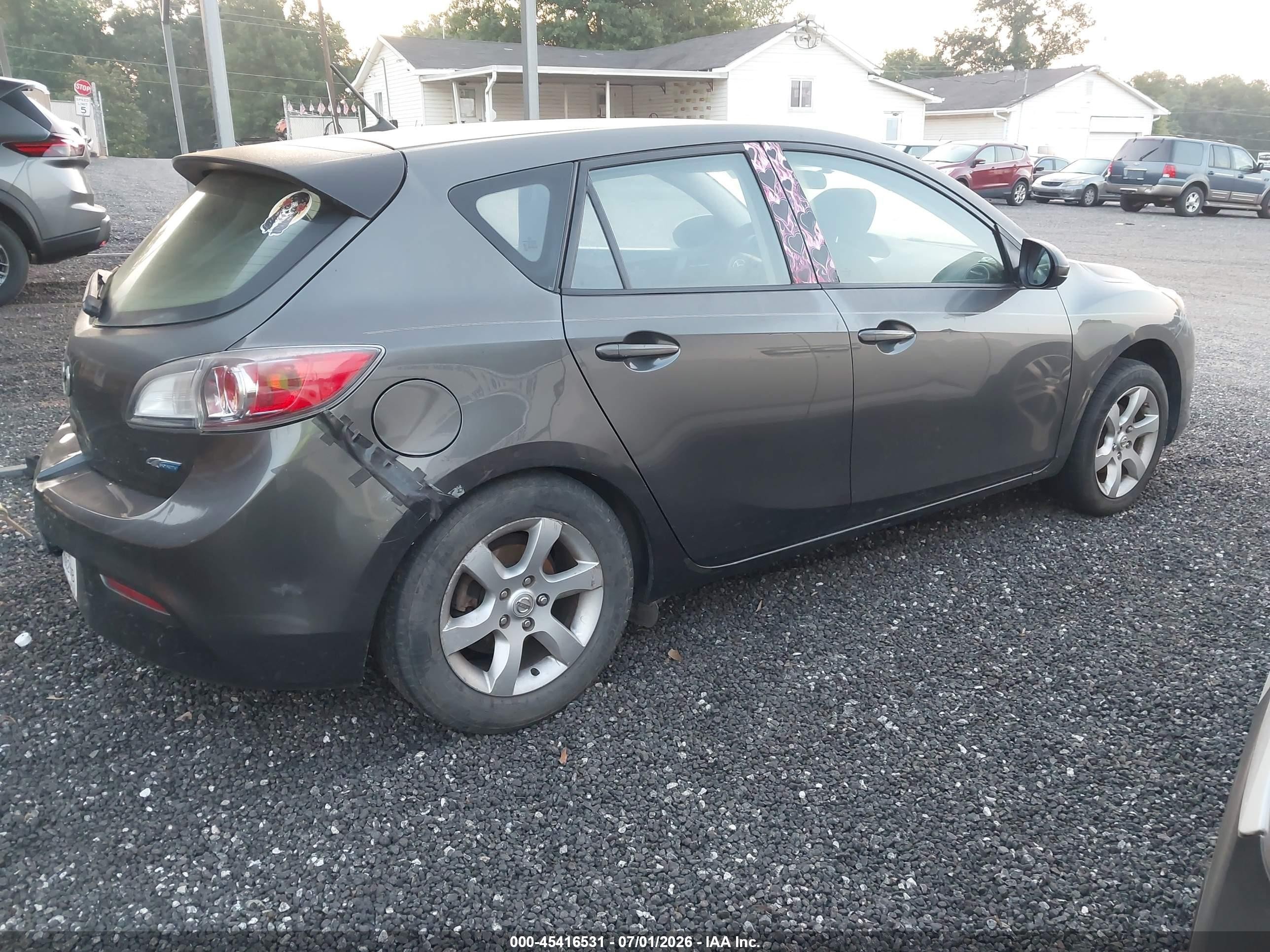2012 Mazda Mazda3 I Touring Gray vin: JM1BL1L73C1631287