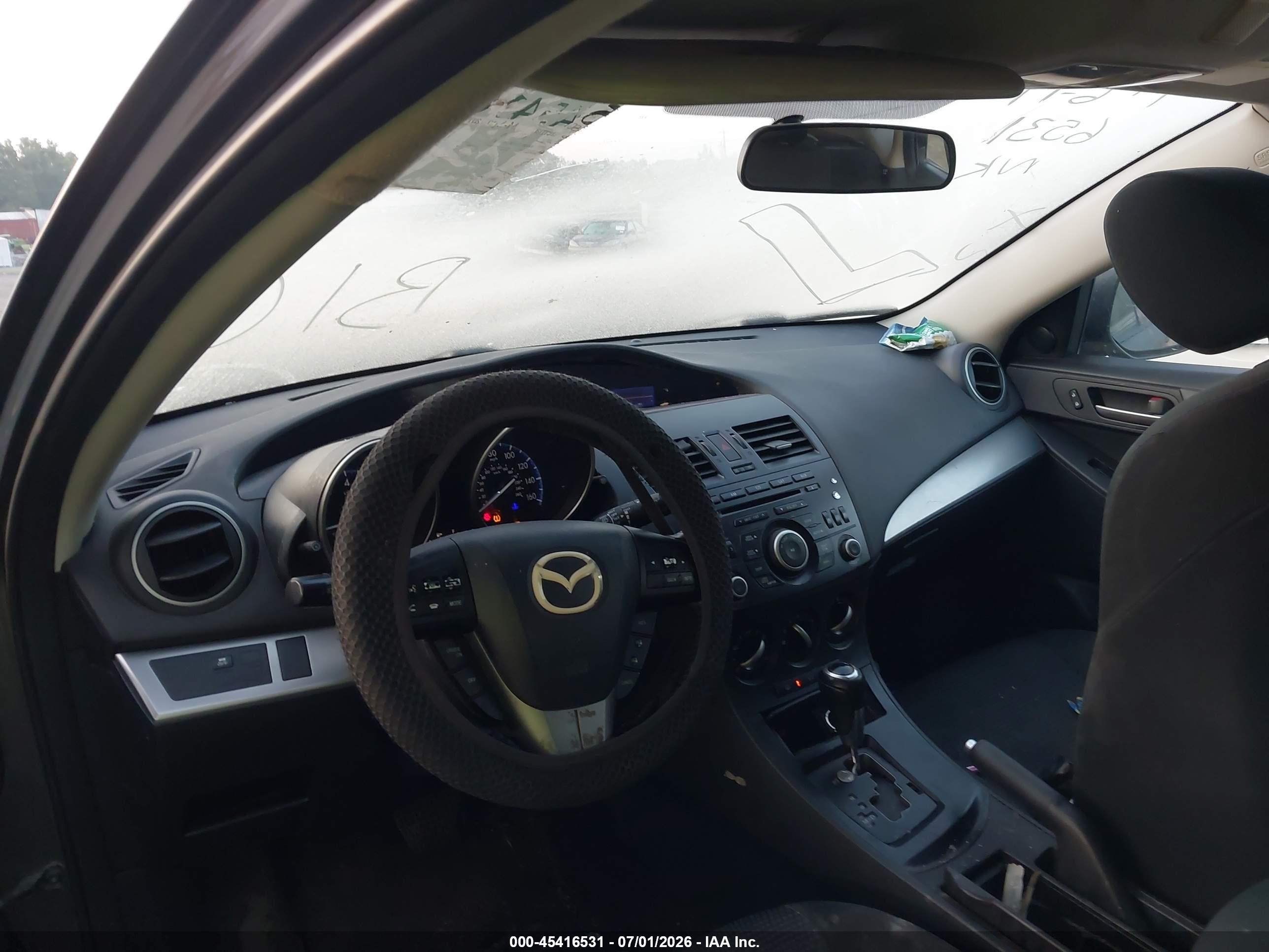 2012 Mazda Mazda3 I Touring Gray vin: JM1BL1L73C1631287