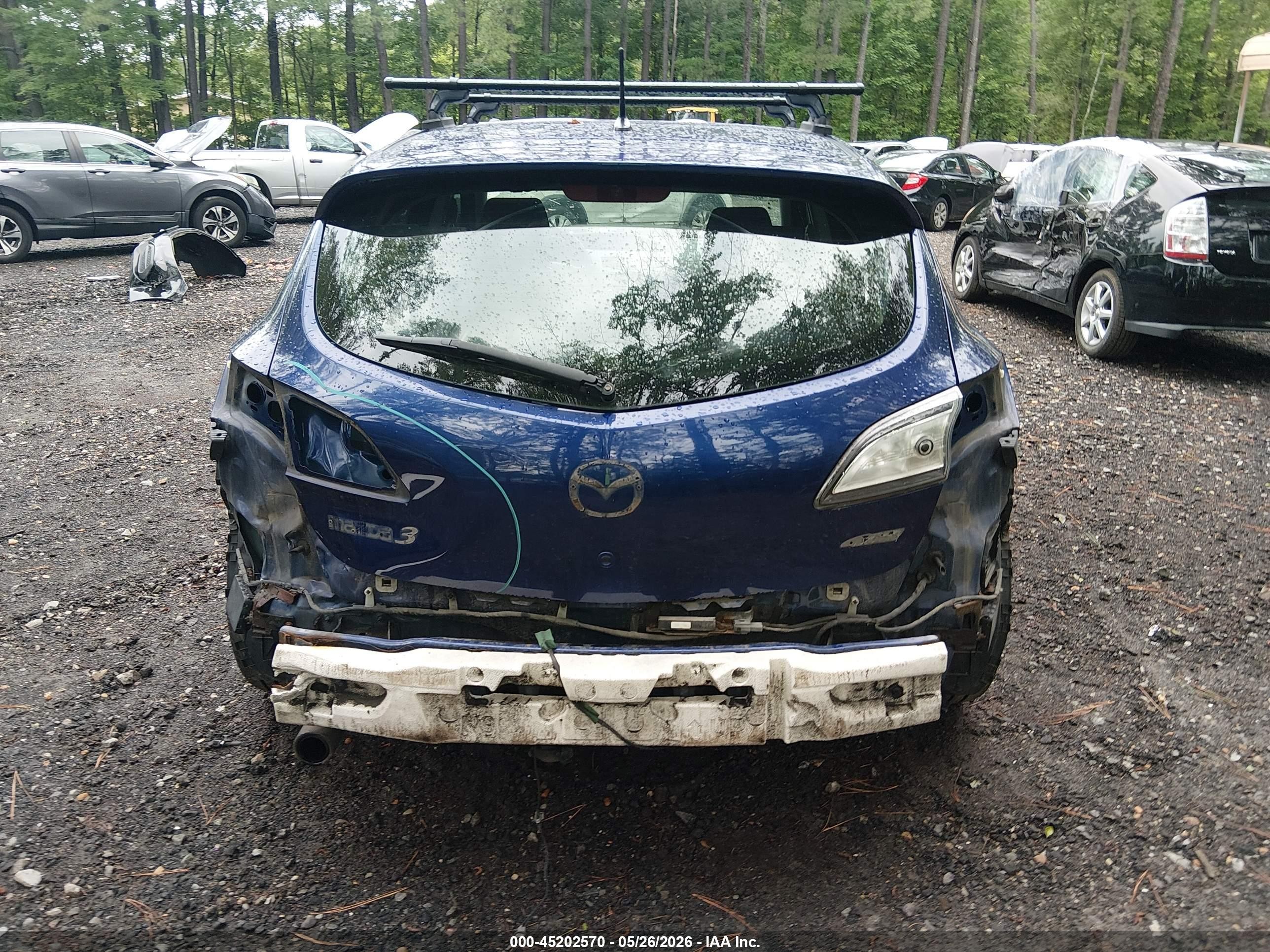 2013 Mazda Mazda3 I Touring Blue vin: JM1BL1L73D1722691