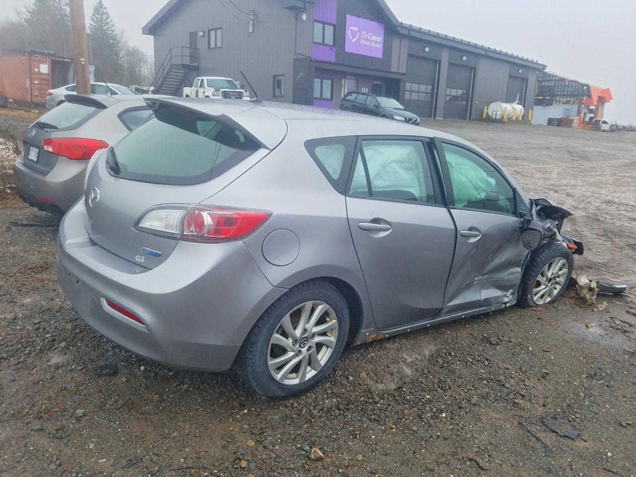 2013 Mazda 3 I Silver vin: JM1BL1L73D1809894
