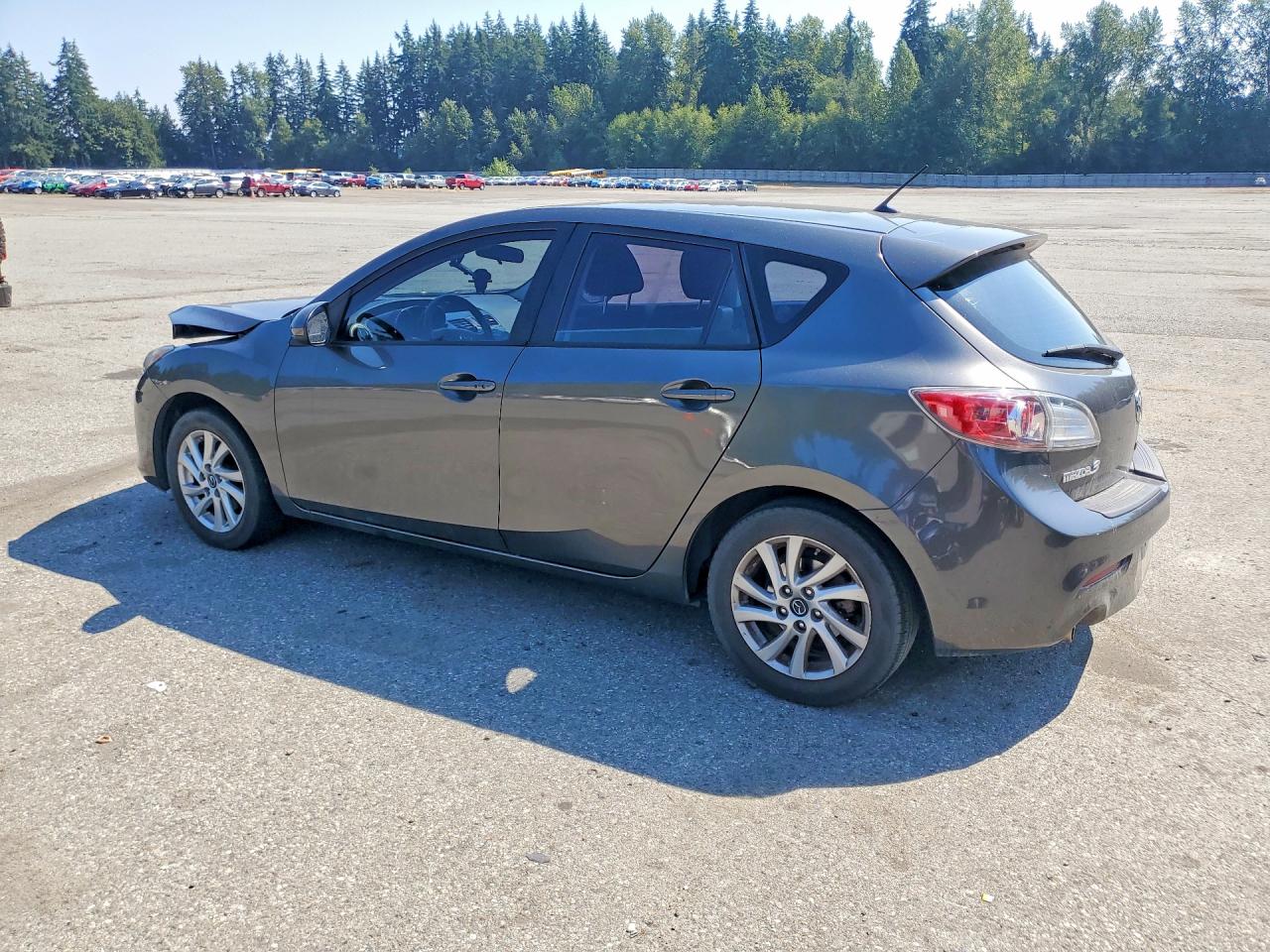 2013 Mazda 3 I Gray vin: JM1BL1L73D1840790