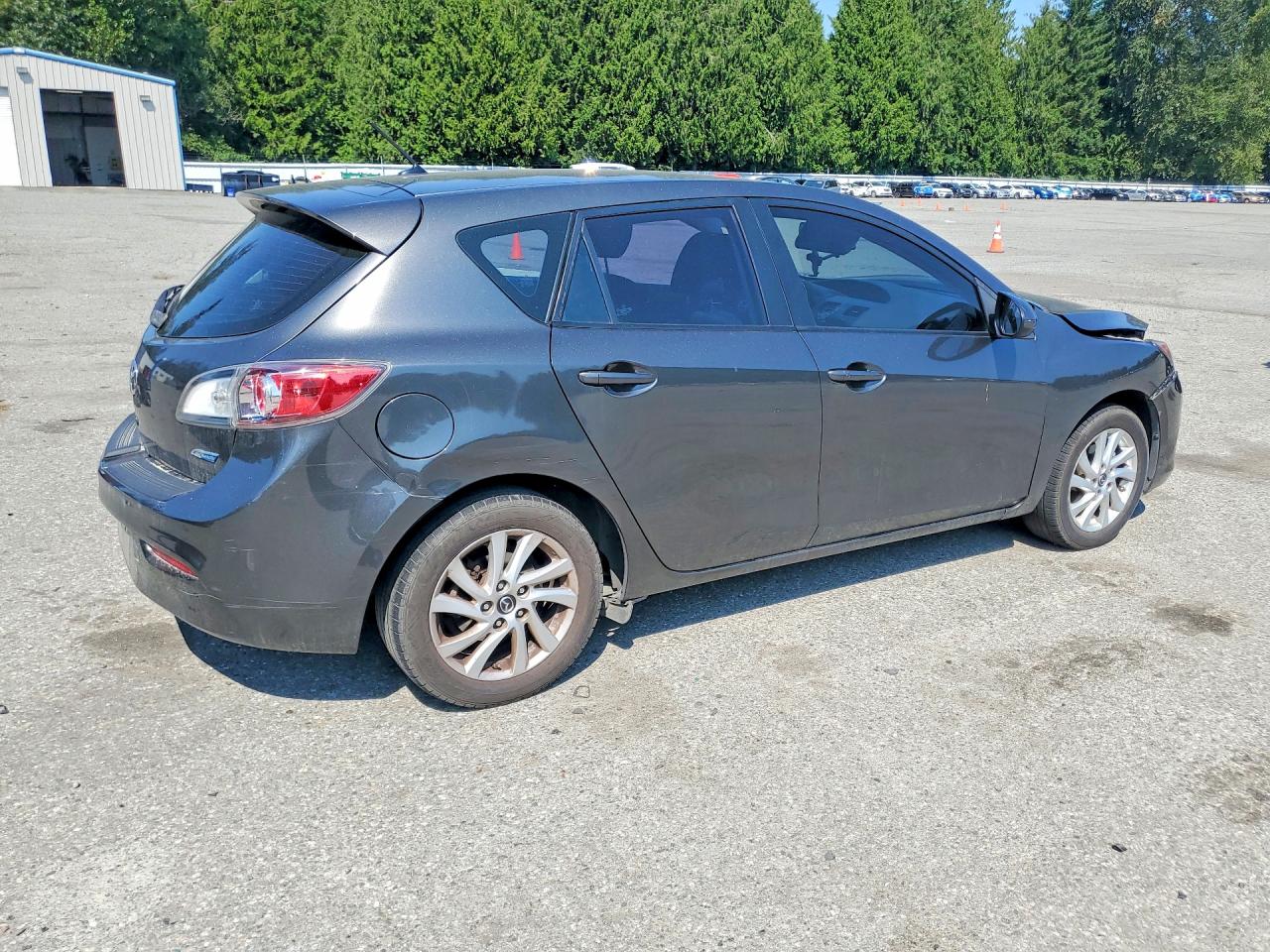 2013 Mazda 3 I Gray vin: JM1BL1L73D1840790