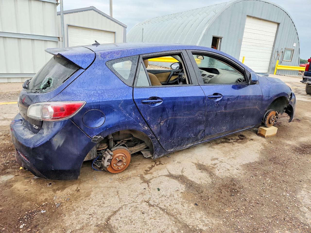 2012 Mazda 3 I Blue vin: JM1BL1L74C1548841