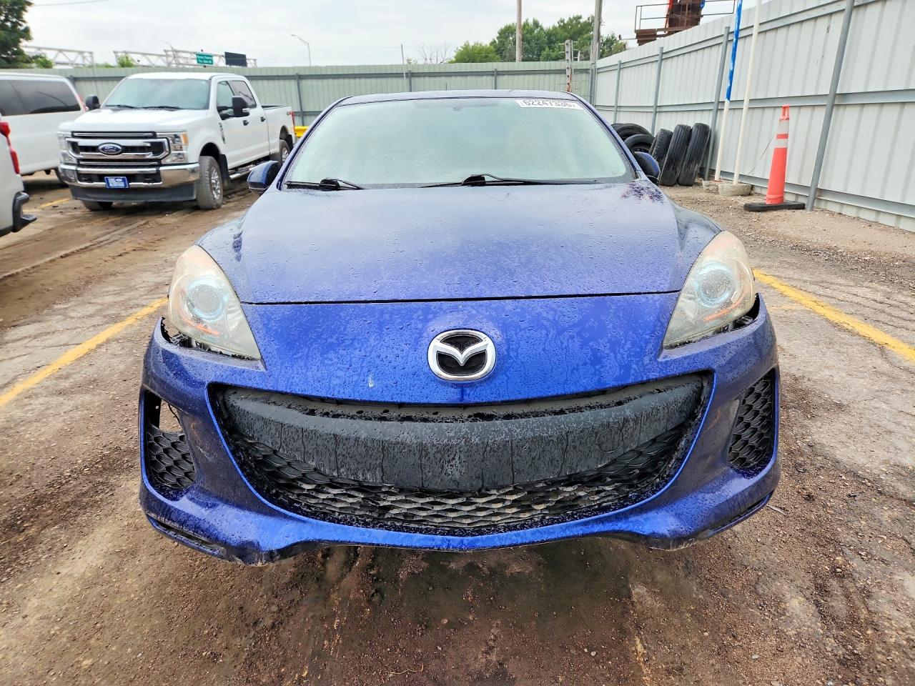 2012 Mazda 3 I Blue vin: JM1BL1L74C1548841