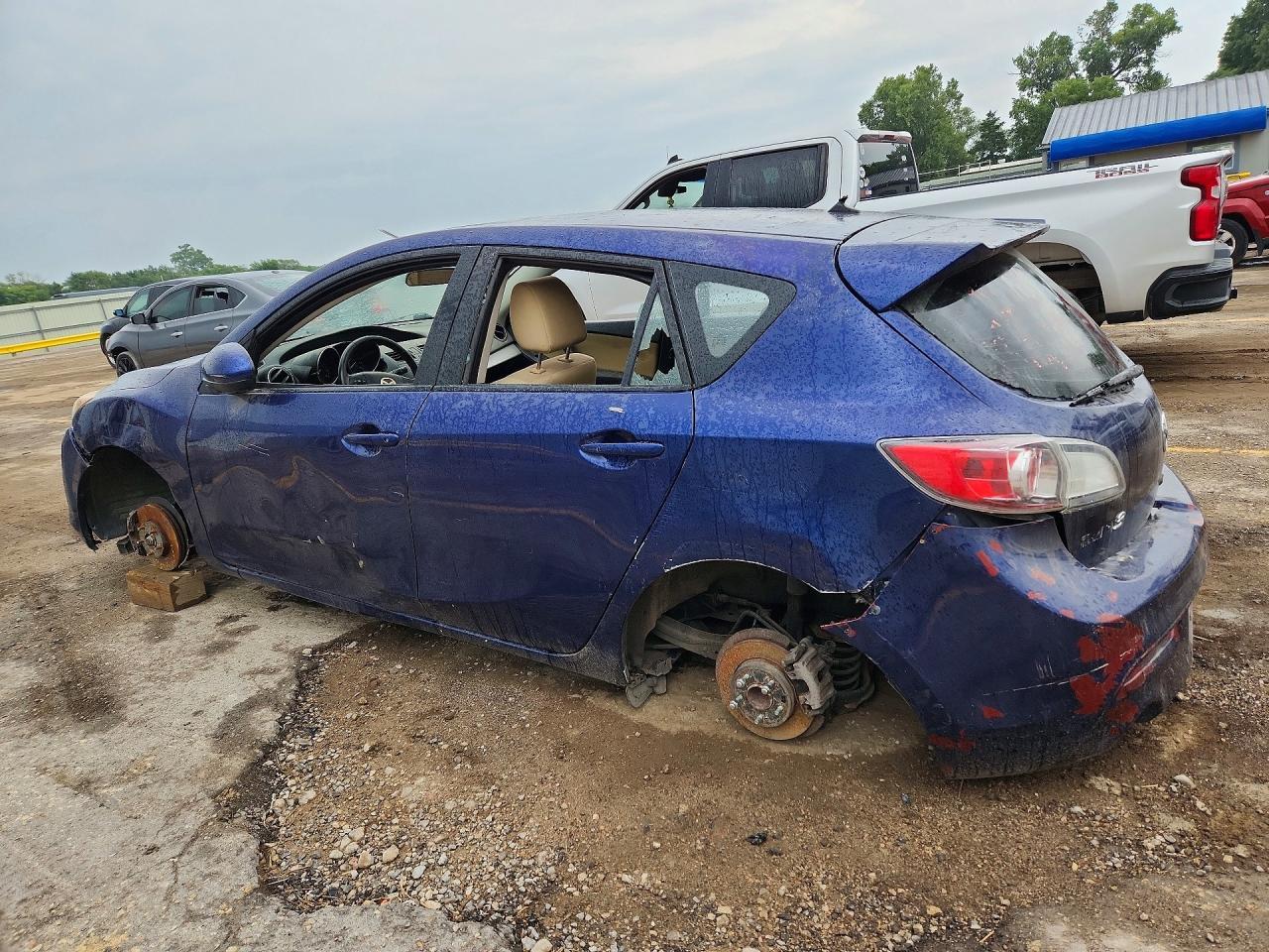 2012 Mazda 3 I Blue vin: JM1BL1L74C1548841