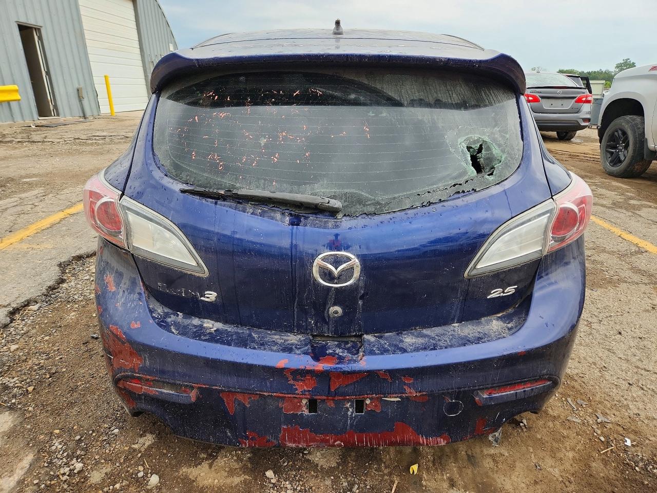 2012 Mazda 3 I Blue vin: JM1BL1L74C1548841