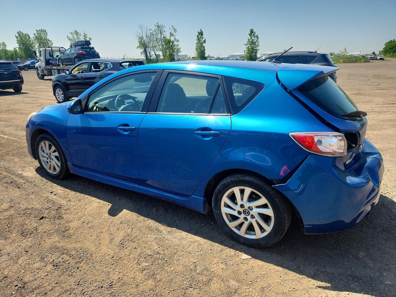 2013 Mazda 3 I Blue vin: JM1BL1L74D1732050