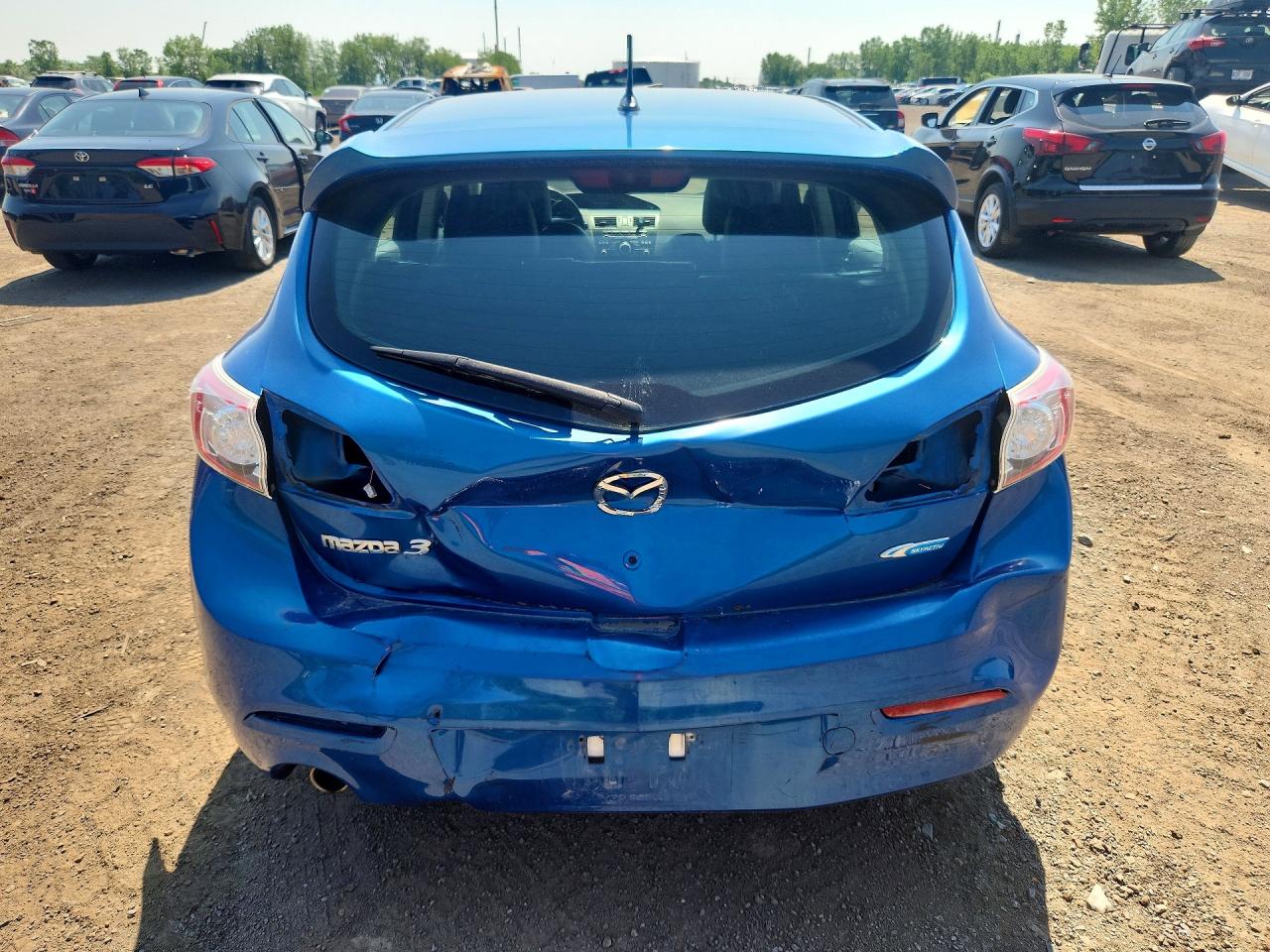 2013 Mazda 3 I Blue vin: JM1BL1L74D1732050
