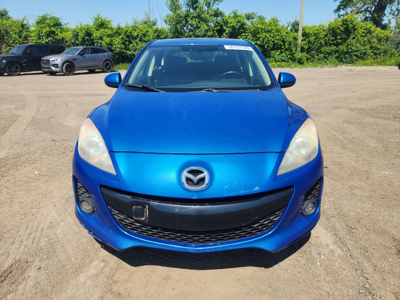 2013 Mazda 3 I Blue vin: JM1BL1L74D1732050