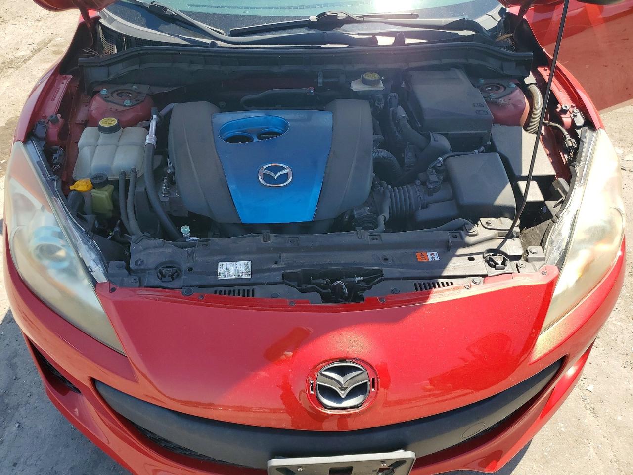 2013 Mazda 3 I Красный vin: JM1BL1L74D1765761