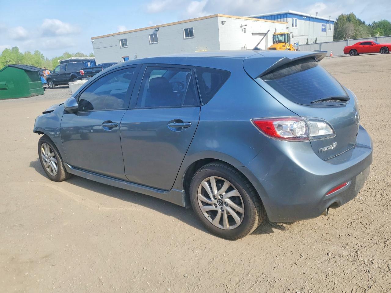 2013 Mazda 3 I Gray vin: JM1BL1L74D1787615