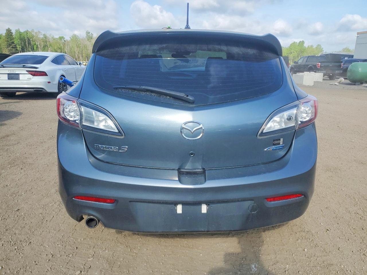 2013 Mazda 3 I Gray vin: JM1BL1L74D1787615