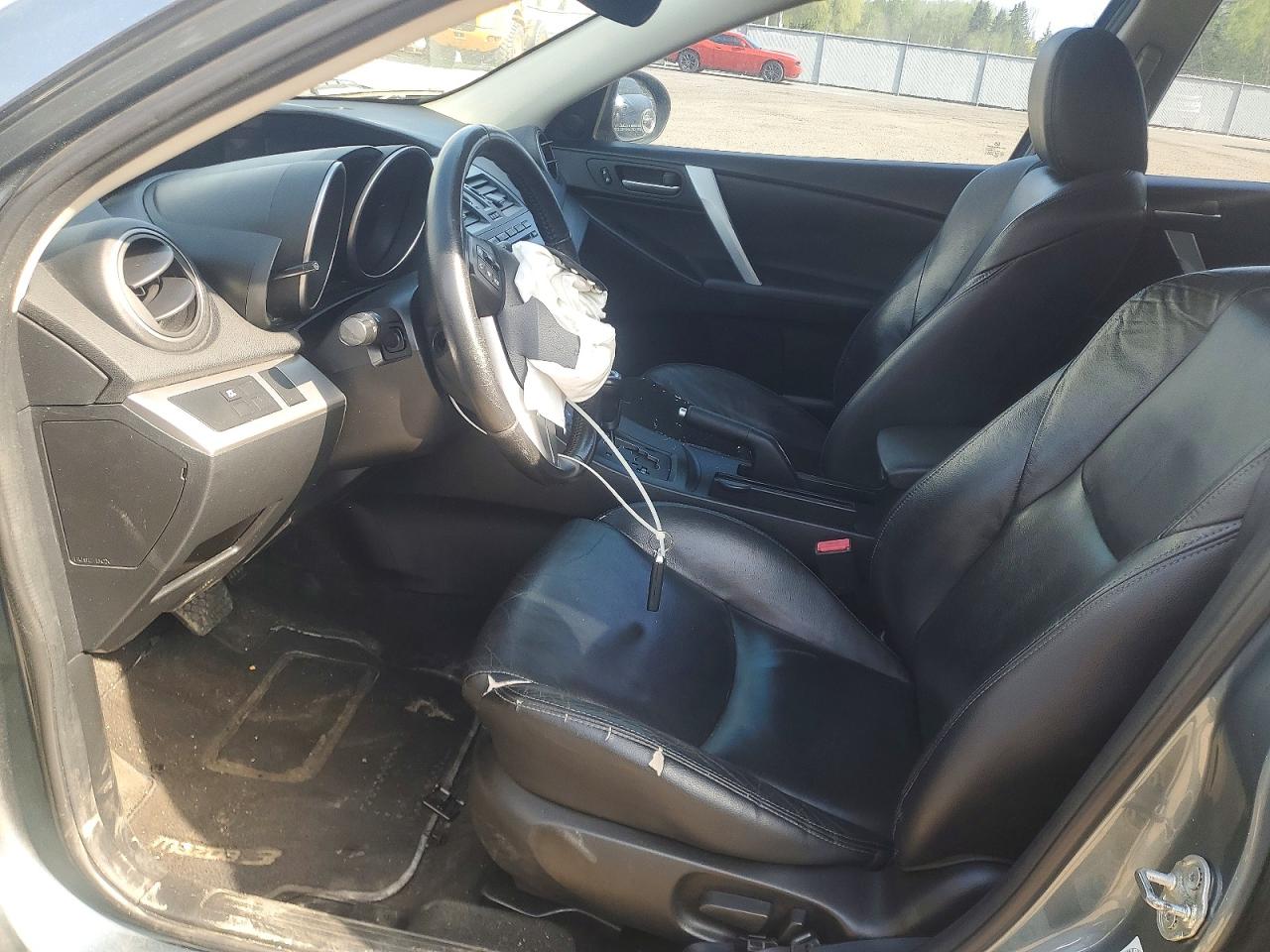 2013 Mazda 3 I Gray vin: JM1BL1L74D1787615