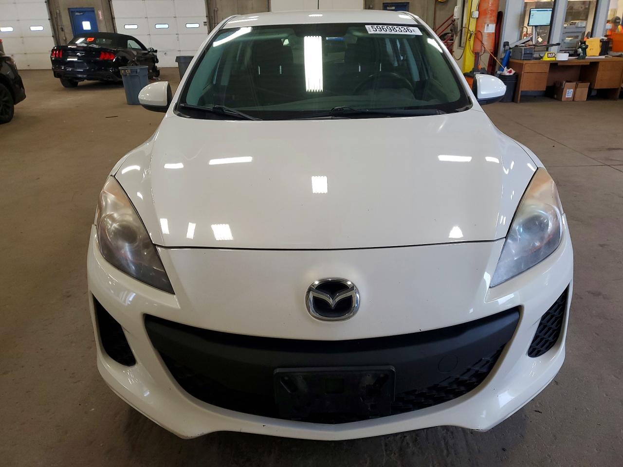 2013 Mazda 3 I White vin: JM1BL1L74D1792930