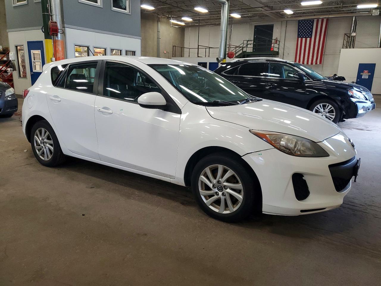 2013 Mazda 3 I White vin: JM1BL1L74D1792930