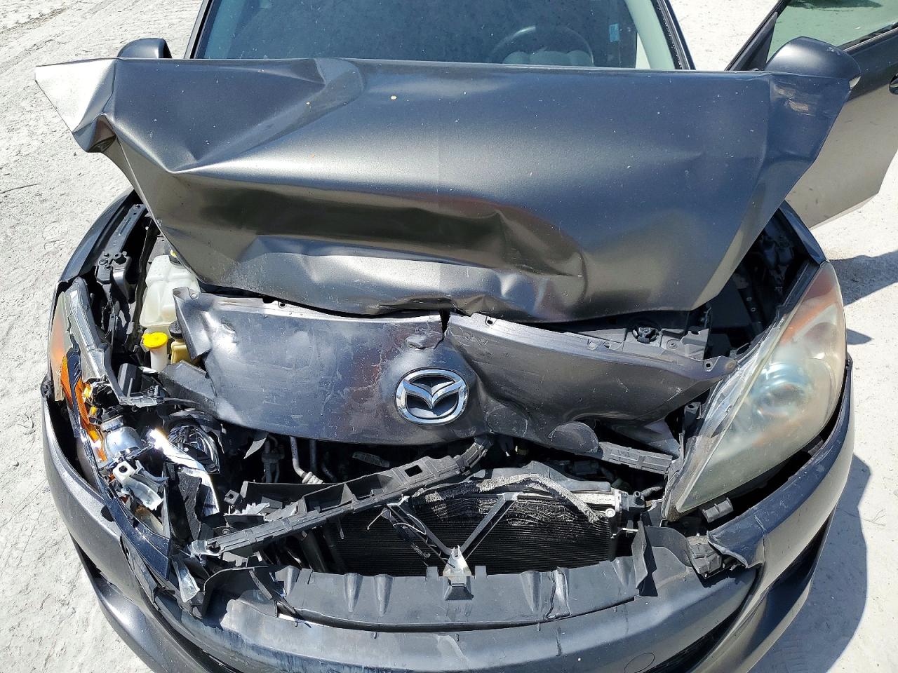 2013 Mazda 3 I Gray vin: JM1BL1L74D1835226