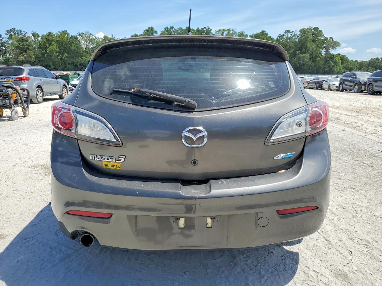 2013 Mazda 3 I Gray vin: JM1BL1L74D1835226