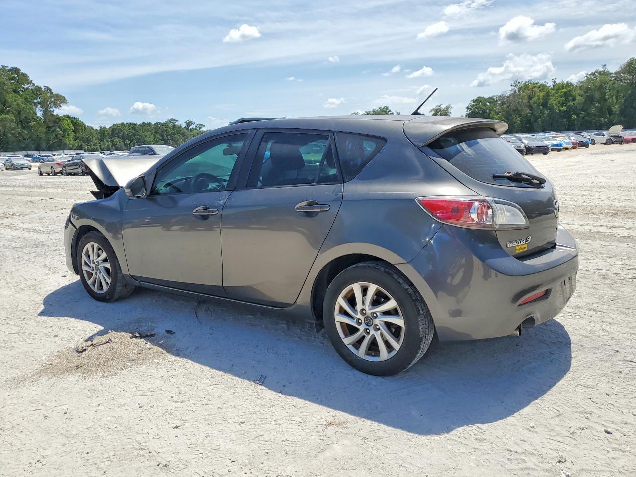 2013 Mazda 3 I Gray vin: JM1BL1L74D1835226