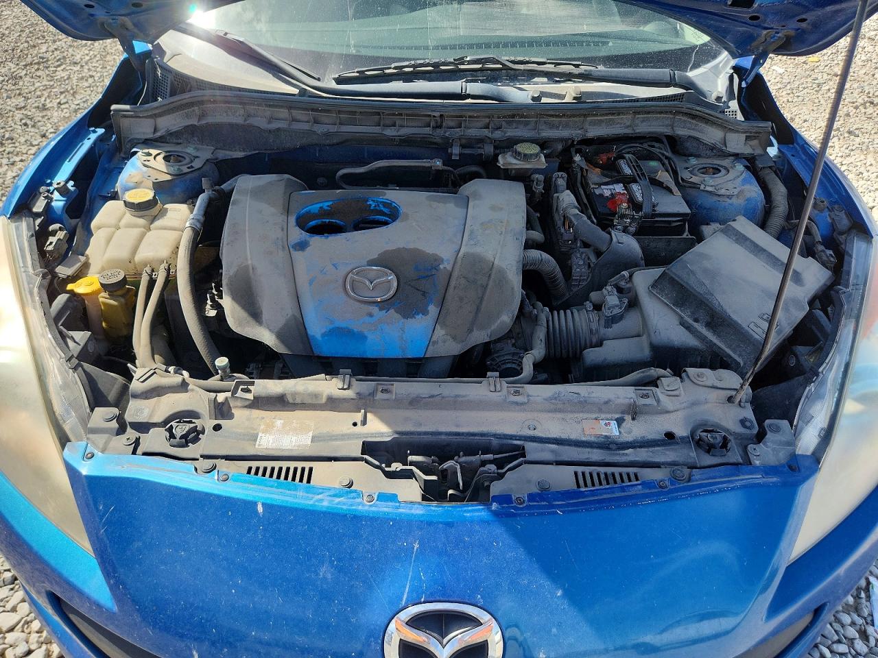 2012 Mazda 3 I Blue vin: JM1BL1L75C1680992