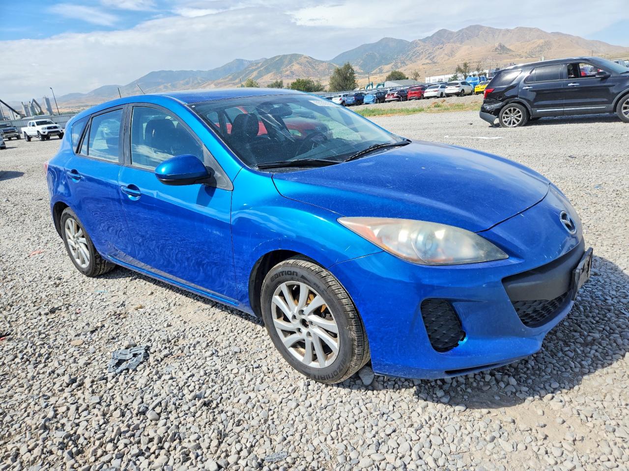 2012 Mazda 3 I Blue vin: JM1BL1L75C1680992