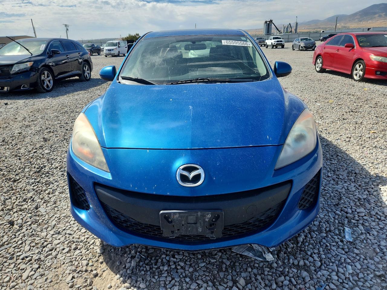 2012 Mazda 3 I Blue vin: JM1BL1L75C1680992
