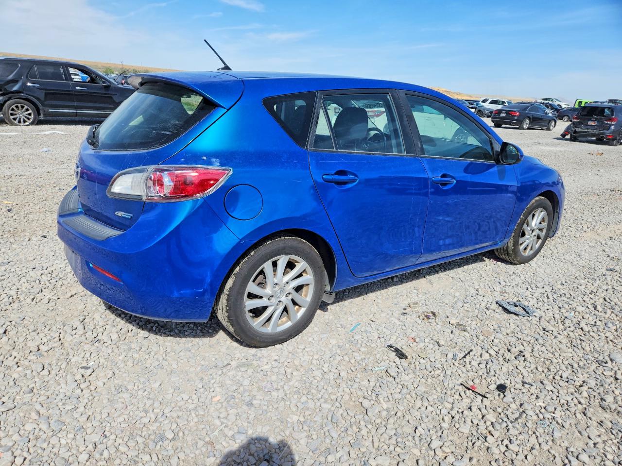 2012 Mazda 3 I Blue vin: JM1BL1L75C1680992