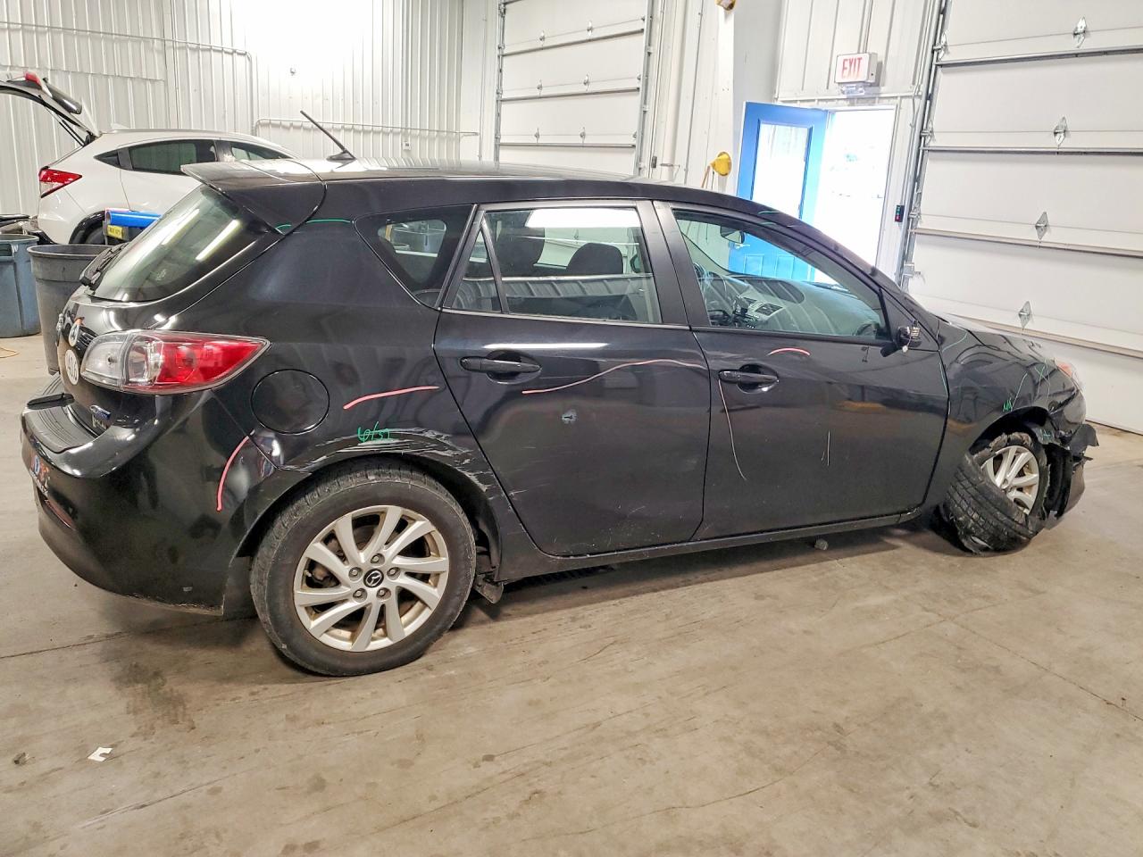 2013 Mazda 3 I Черный vin: JM1BL1L75D1775764