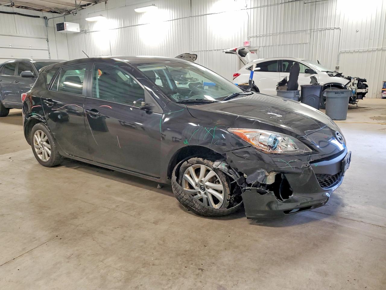 2013 Mazda 3 I Черный vin: JM1BL1L75D1775764