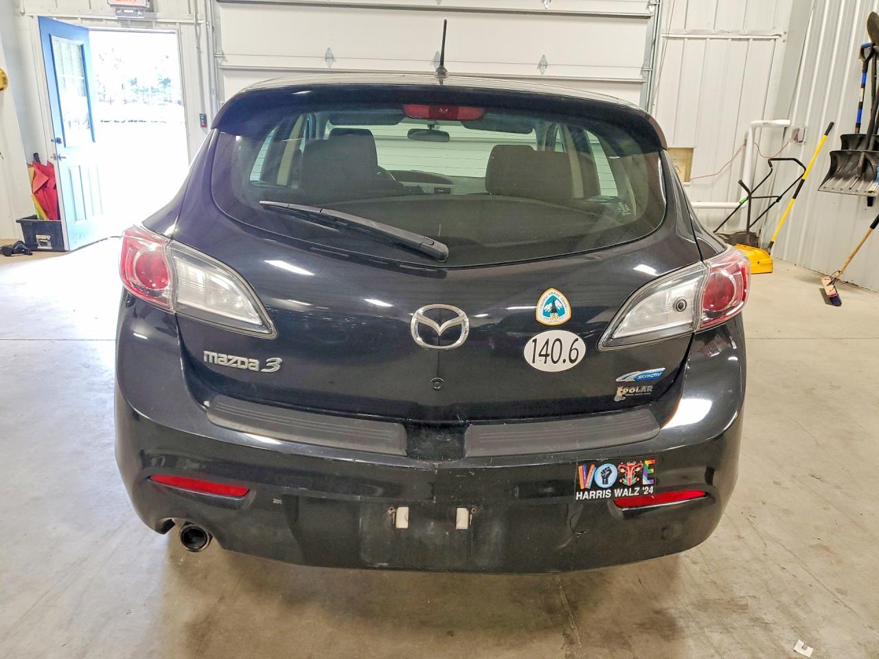2013 Mazda 3 I Черный vin: JM1BL1L75D1775764