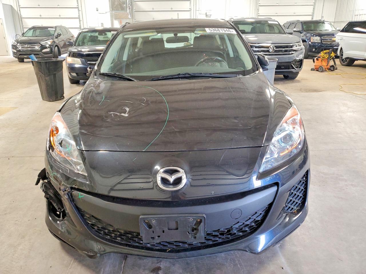 2013 Mazda 3 I Черный vin: JM1BL1L75D1775764