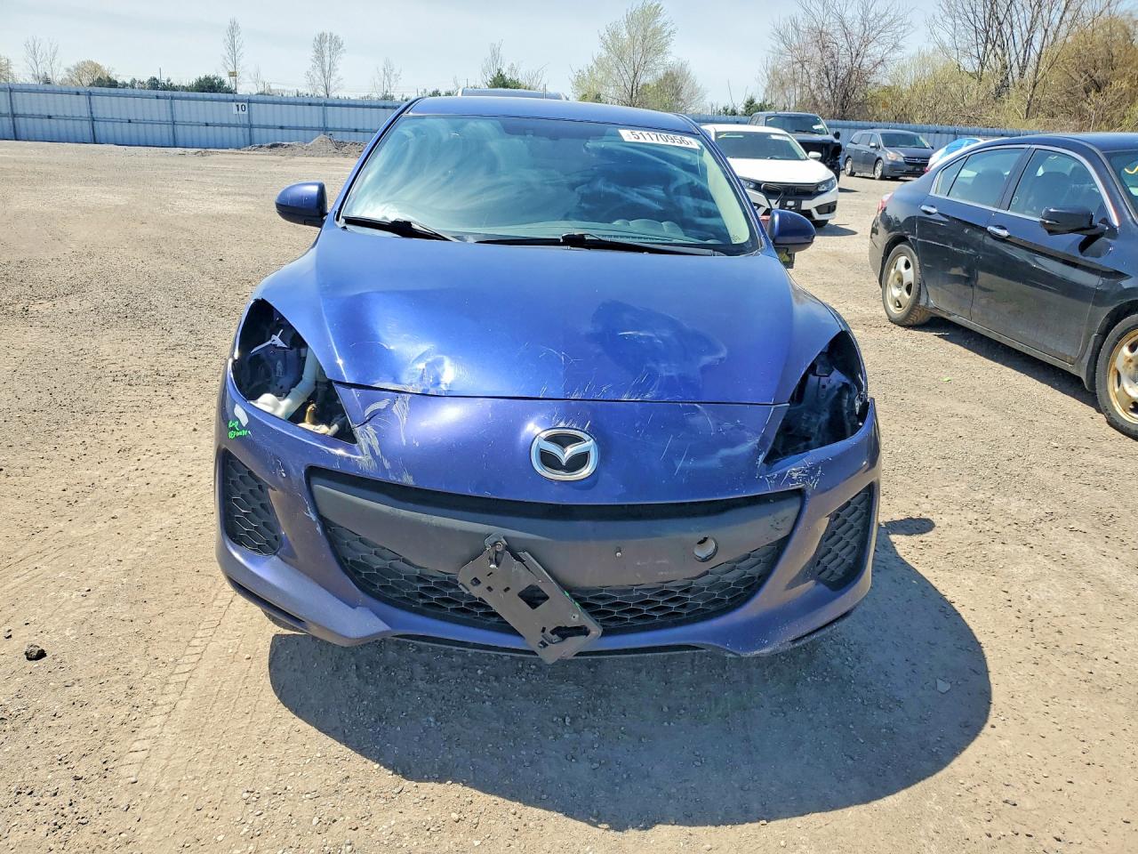 2013 Mazda 3 I Blue vin: JM1BL1L75D1810643